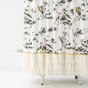 Anthropologie Chaffinch Shower Curtain